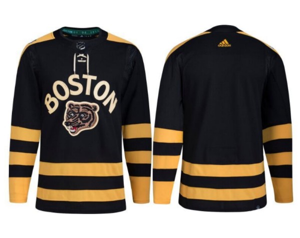 Men's Black Boston Bruins Blank Classic Primegreen Stitched Jersey